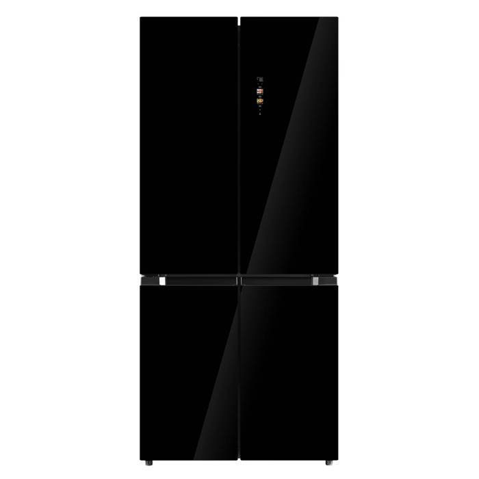 Холодильник Midea MDRM691MIE22 — стильный дизайн в чёрном стекле, 530 л полезного объёма и инверторный компрессор, заказать с доставкой в Бишкеке