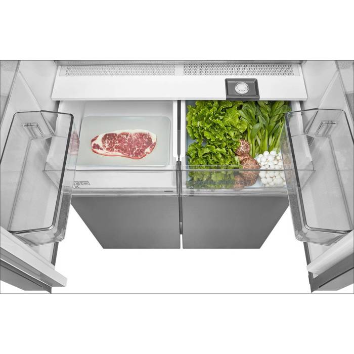 Холодильник Midea MDRM691MIE46 — стильный и вместительный, с цветным дисплеем и функцией «Отпуск», заказать с доставкой по Бишкеку