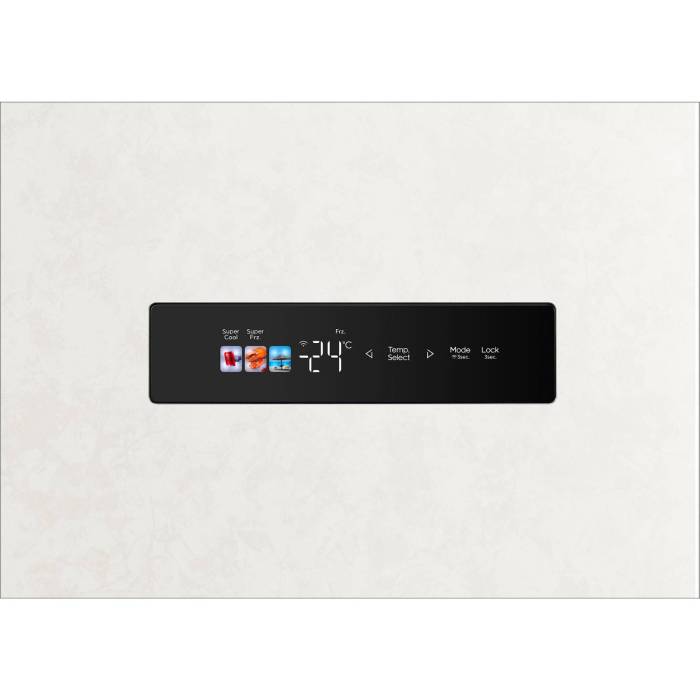 Холодильник Midea MDRS791MIE33, Бежевый, с электронным управлением и цветным дисплеем — доставка по городу Бишкек