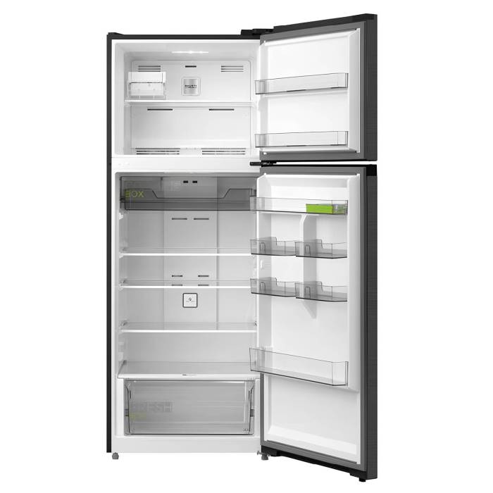 MIDEA MDRF692MIE46 — большая зона охлаждения и практичная внутренняя организация для ежедневного комфорта