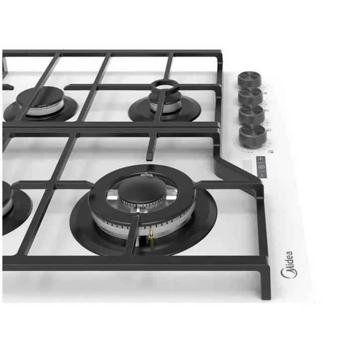Встраиваемая газовая панель Midea MG697TTGW из закалённого стекла — ONBIR.KG Кыргызстан