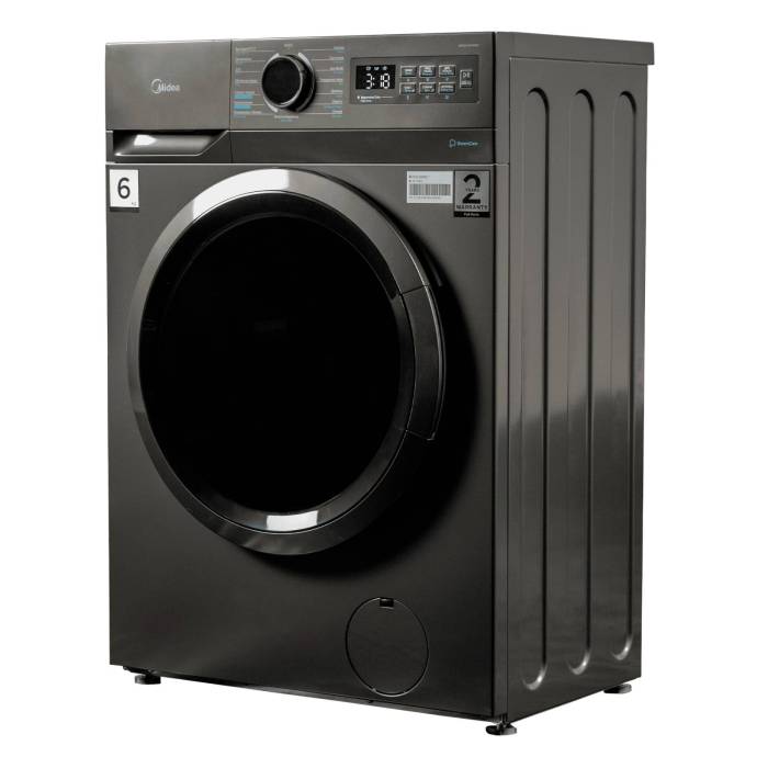 Midea MF01610US40/T — титановый корпус, 1000 об/мин, паровая стирка и технология HealthGuard, купить с доставкой в Кыргызстане