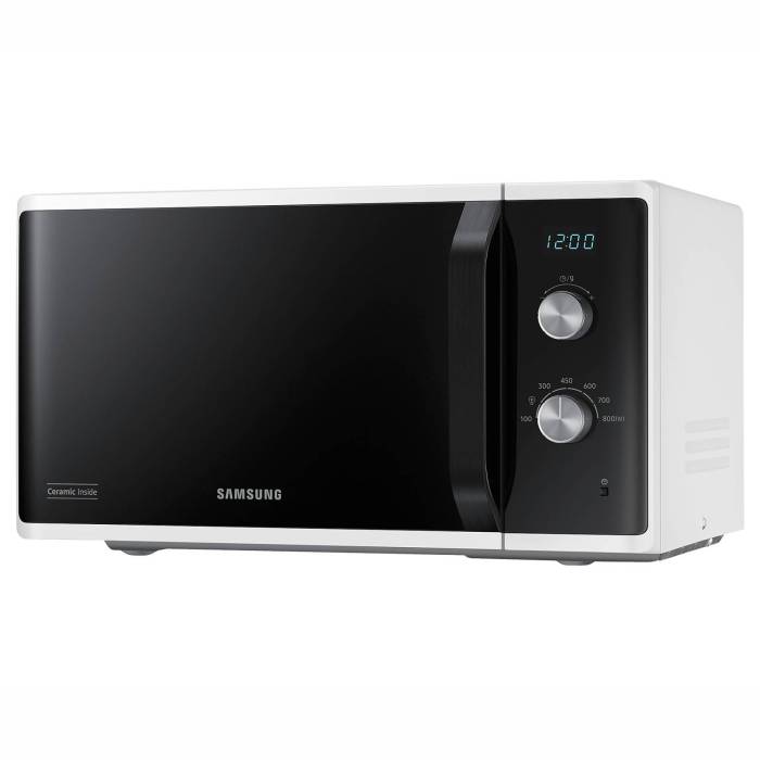 Samsung MS23K3614AW — белый корпус, поворотный столик 288 мм, светодиодный дисплей. Купить в Кыргызстане