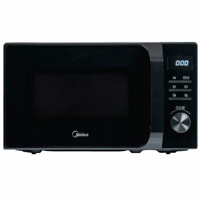 Midea AM720C2MV-B — стильная черная печь, LED дисплей, экспресс-режим 30 сек. Заказать онлайн в Бишкеке