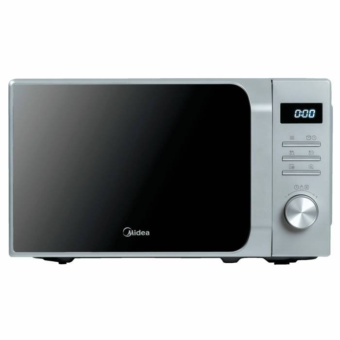 Midea AM720C2MV-S — микроволновая печь на 20 л, мощность 700 Вт, LED дисплей, 6 авто-меню. Купить в Бишкеке с доставкой