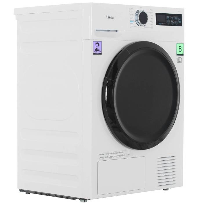 Midea MD0180BH60/W сушильная машина — 15 программ, быстрая сушка 35 мин доставка Кыргызстан