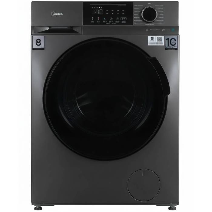 Стиральная машина Midea MFC3814BSW47/T 8 кг — инверторный мотор, 1400 об/мин ONBIR.KG