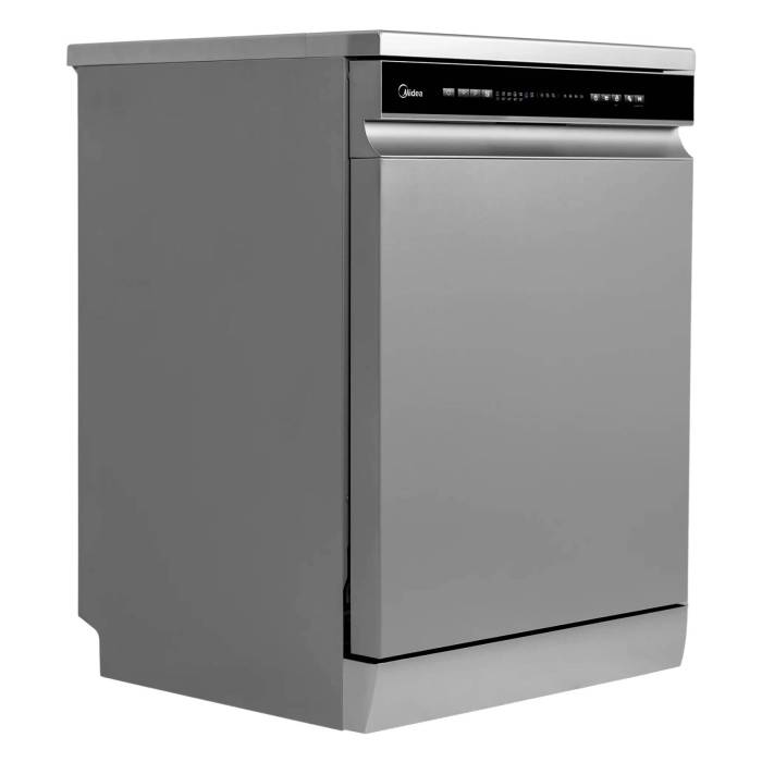 Midea MFD60S160Si — стильный серый дизайн, LED-дисплей и вместимость 14 персон — идеальное решение для семьи в Бишкеке