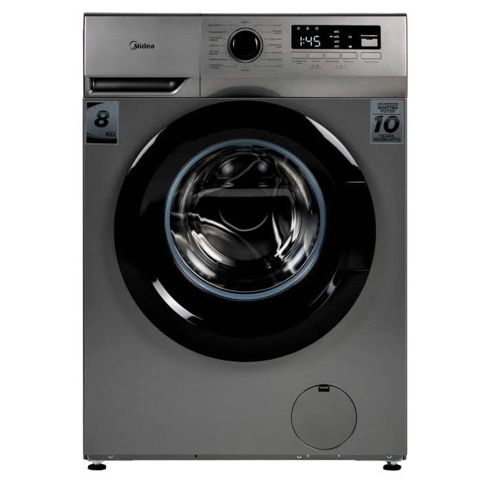 Серия Nebula от Midea — 16 режимов стирки, очистка барабана, функция пара для глубокой дезинфекции, купить онлайн в Кыргызстане