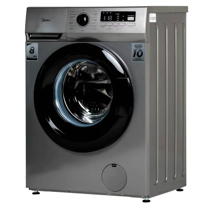 Стиральная машина Midea Nebula — барабан Water Magic Cube, инверторный мотор Quattro Inverter, быстрая стирка за 15 минут, заказать онлайн в Кыргызстане