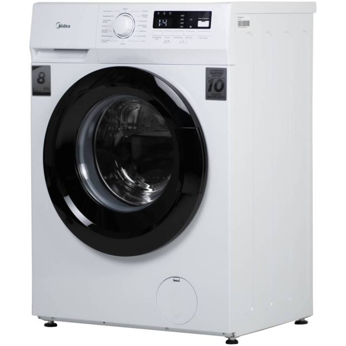 Стиральная машина Midea MFN03W80B/W — барабан Water Magic Cube, очистка барабана, индикатор очистки. Доставка по Бишкеку и Кыргызстану