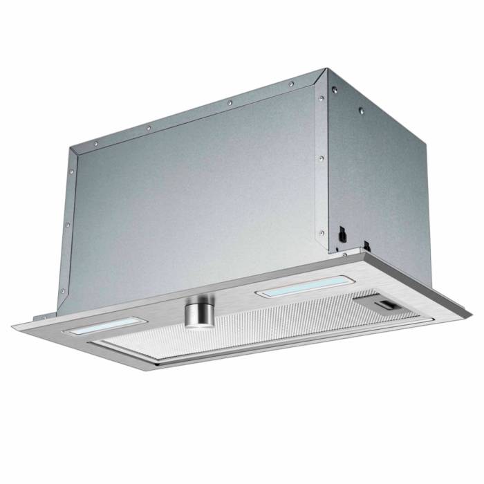 Midea MH60I770X — вырезная полновстраиваемая вытяжка с высокой производительностью 1150 м³/ч, корпус из нержавеющей стали, купить в Бишкеке