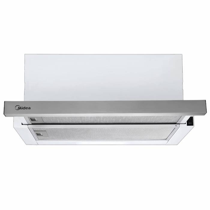 Midea MH60P450X — белый корпус с панелью из нержавеющей стали, стильный дизайн для современной кухни, заказать онлайн