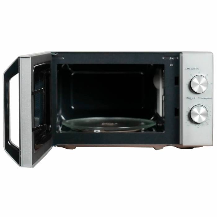 Midea MM720C2MV-S — мощность 700 Вт, 5 уровней микроволн для разных задач