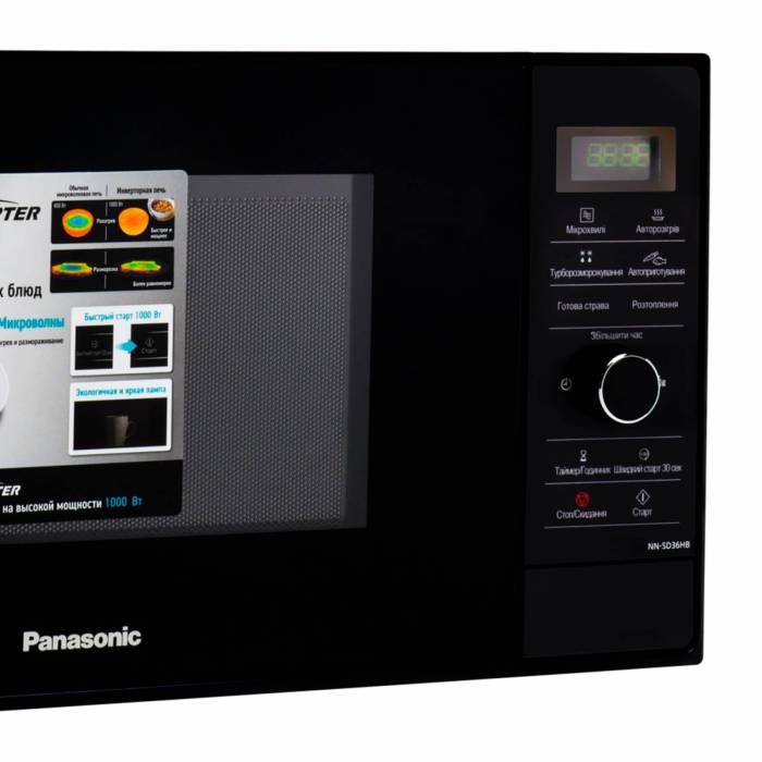 Panasonic NN-SD36HBZPE — вес 10 кг, легко разместить на кухне. Заказать онлайн с доставкой в Бишкеке и по Кыргызстану