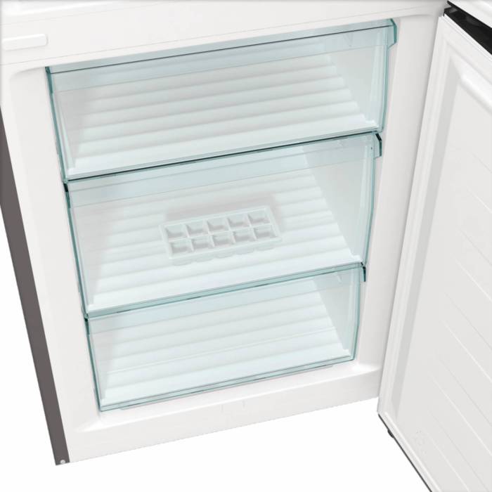 Gorenje NRK6202EXL4 — мощность замораживания до 12 кг/сутки, поддержание холода до 17 часов. Заказать по городу.