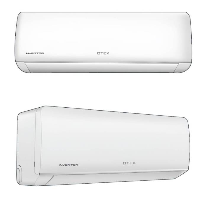 OTEX OWM-09CI INVERTER — инверторная сплит-система до 25 м² с R32, золотым напылением. В Бишкеке, доставка и установка.