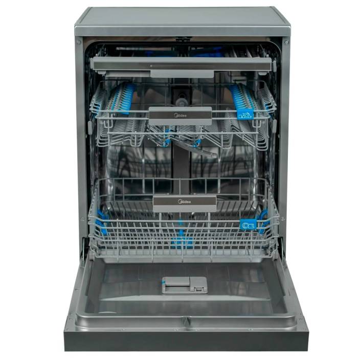 Посудомоечная машина Midea MDWF-6029CLS — конденсационная сушка с функцией Auto Opening.