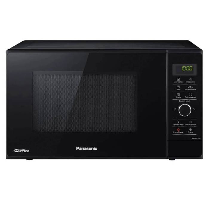 PANASONIC NN-GD37HBZPE — инверторная микроволновая печь с грилем, объем 23 л. Купить с доставкой в Бишкеке
