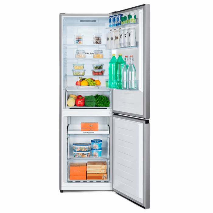 Hisense RB390N4AD1 — прочные полки из закаленного стекла выдерживают большие нагрузки, доставка по городу