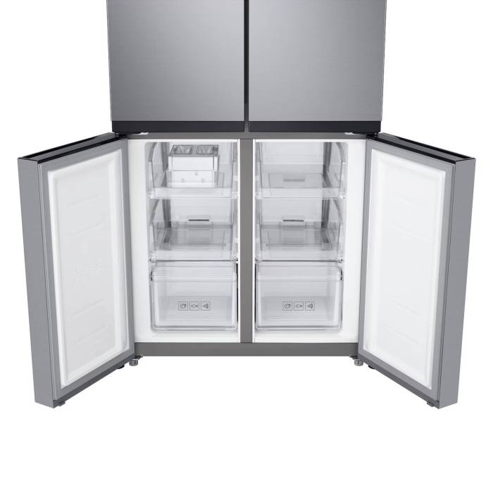 Samsung RF48A4000M9 — морозильная камера: 4 полки, 2 выдвижных ящика и льдогенератор Twist Ice Maker для удобного получения льда
