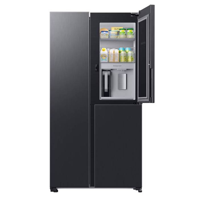 Side-by-Side SAMSUNG RH69DG805EB1 — звуковой сигнал при открытой двери, защита от наледи и надежный хладагент R-600a