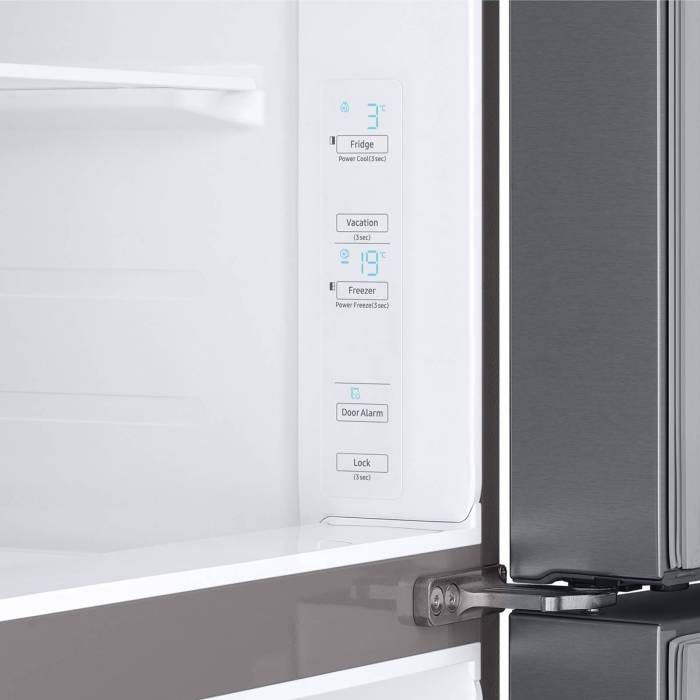 Samsung RS63R5571SL — инверторный компрессор работает тихо (41 дБА), экономично и стабильно