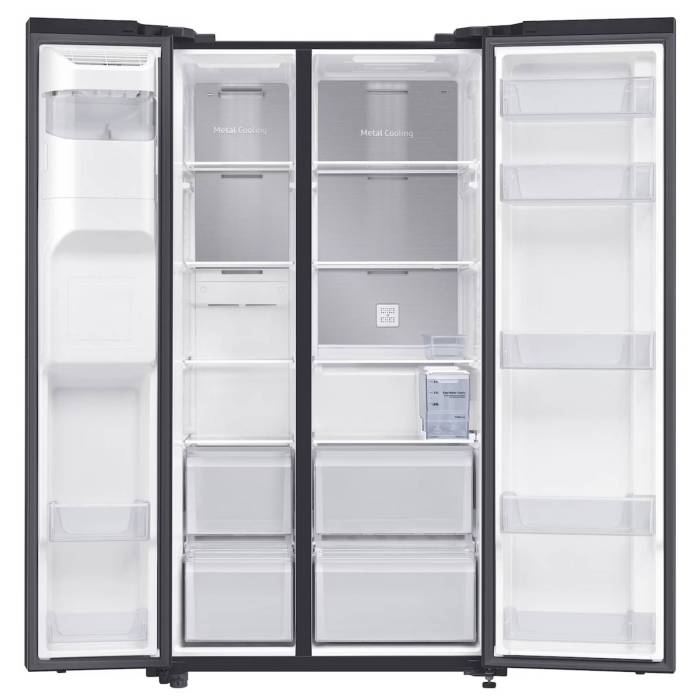 Samsung RS64R5331B4 — полезный объём 617 л обеспечивает удобное хранение большого запаса продуктов