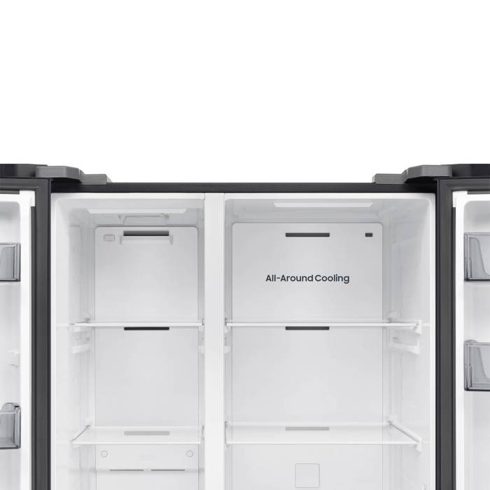 Samsung RS70F65Q1FWT — система охлаждения Mono Cooling поддерживает равномерную температуру и быстро восстанавливает холод