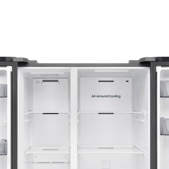 Samsung RS70F65Q1TWT — система охлаждения Mono Cooling поддерживает стабильную температуру и быстро восстанавливает холод