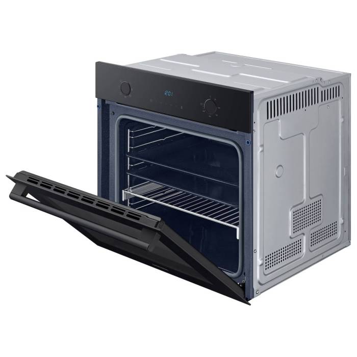 SAMSUNG NV68A1145RK/WT — дверца из чёрного стекла с тройным остеклением надёжно удерживает тепло, заказать в Бишкеке