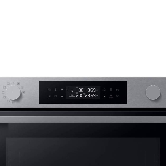 SAMSUNG NV7B4445UAS/WT — современный духовой шкаф с 20 автоматическими режимами и безопасностью для детей, купить онлайн в Бишкеке