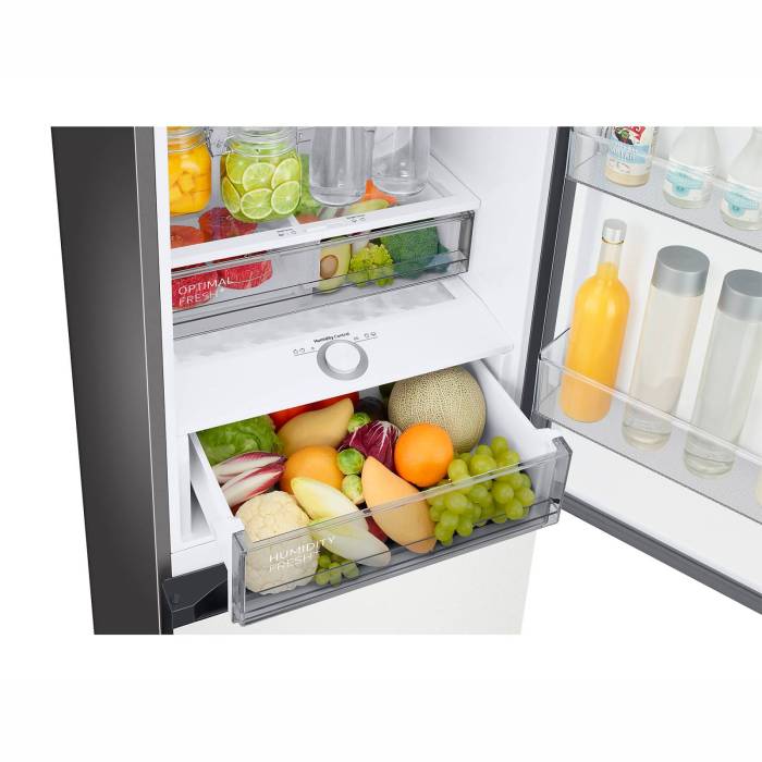 RB38C7B6DAP Bespoke — LED-подсветка, складная полка, винная полка и два ящика для овощей, удобно и практично