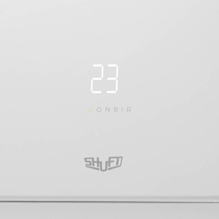 Кондиционер SHUFT SOTURAI SFTH-12HN8 — идеальный выбор для жилых помещений и офисов, с системой 3D-потока воздуха и высокой энергоэффективностью A