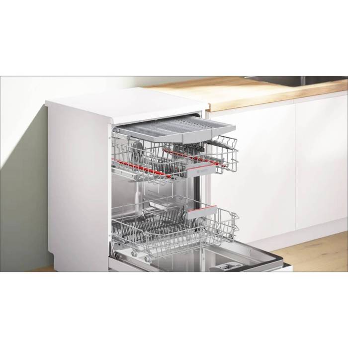Посудомоечная машина BOSCH SMS6EMW65Q — белая отдельно стоящая модель с VarioFlex-корзинами и AquaStop, купить с доставкой и установкой в Бишкеке