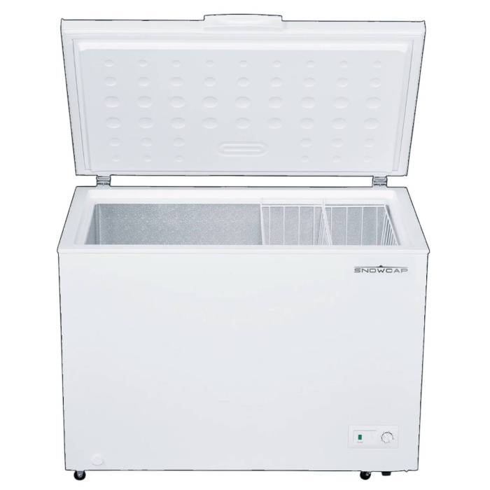 Морозильный ларь SNOWCAP CF-400 W, 380 л — мощность замораживания 25 кг/сутки, заказать с доставкой по городу Бишкек