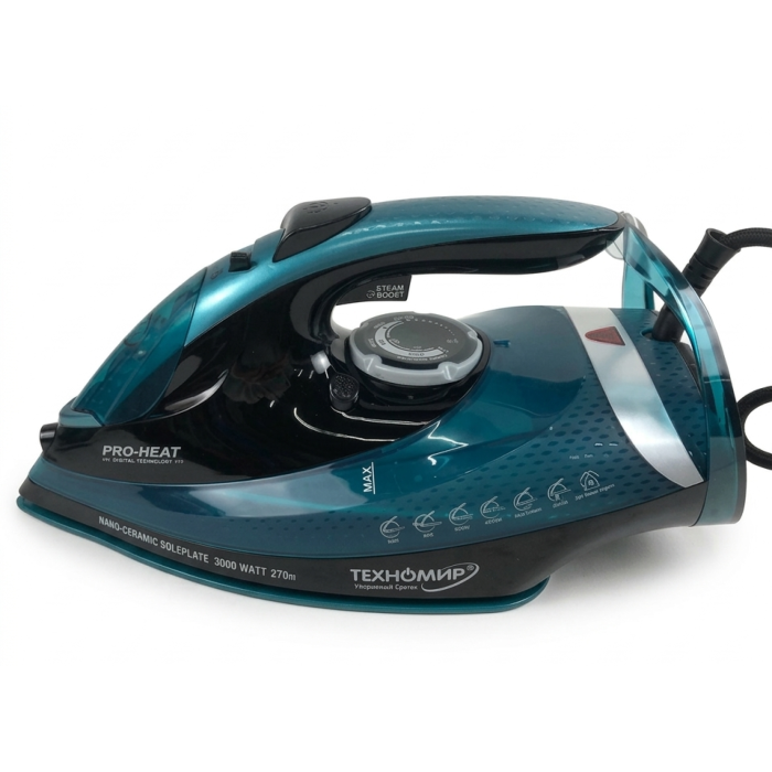Утюг Техномир TH-8619 — Подошва: Нанокерамическая — Onbir.kg Бишкек, Кыргызстан