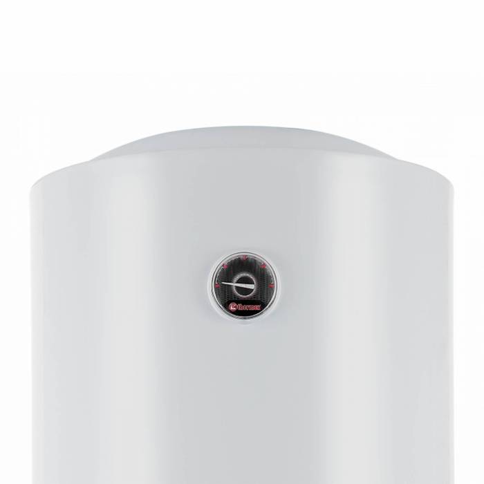 Накопительный бойлер Thermex — внутренний бак из биостеклофарфора, устойчив к коррозии. Механическое управление, нижняя подводка