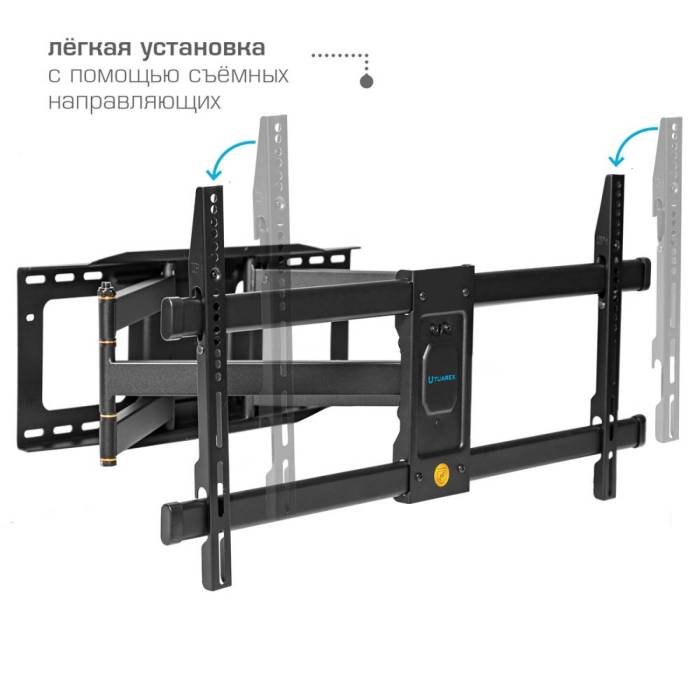 Наклонно-поворотный кронштейн Tuarex ALTA-660 Black — Тип установки: настенный — Onbir.kg Бишкек, Кыргызстан