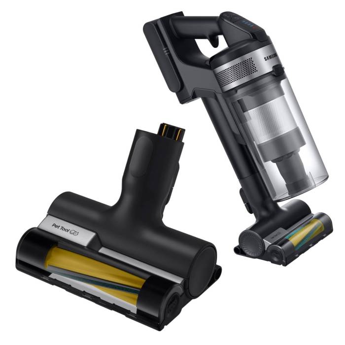 SAMSUNG Jet 75E — контейнер 0,8 л и фильтры моющиеся, простое обслуживание без разборки