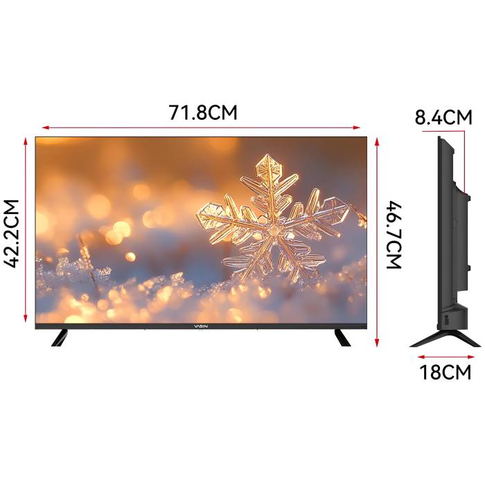Телевизор Yasin 32UD81: 32", WebOS, Wi-Fi, HD 1080i, YouTube, Smart TV. Доставка в Бишкеке