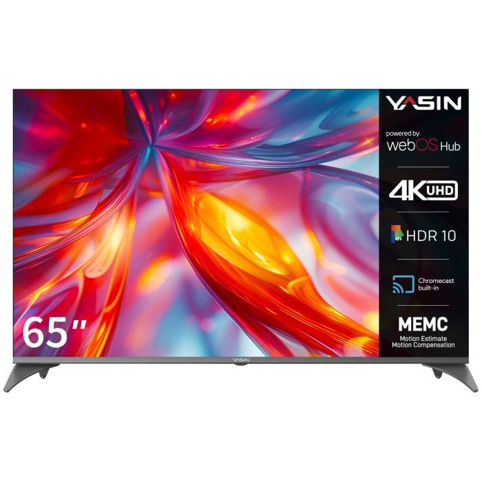 Телевизор Yasin 65UD81: 65 дюймов, 4K HDR, WebOS, голосовое управление. Купить с доставкой в Бишкеке