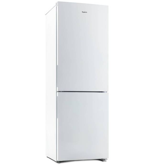 Бирюса 6133 — двухкамерный холодильник с нижней морозильной камерой, общий объем 310 л (холодильная камера 210 л, морозильная 100 л), класс энергоэффективности A, уровень шума до 41 дБ.