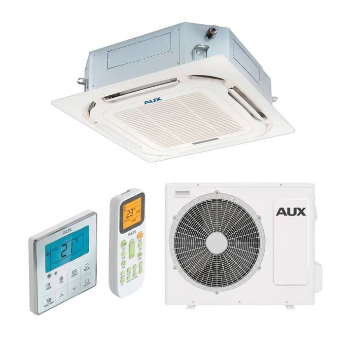 Кассетный кондиционер AUX 60 INVERTER — Мощность охлаждения: ≈ 18.0 кВт (60 000 BTU) — Onbir.kg Бишкек, Кыргызстан