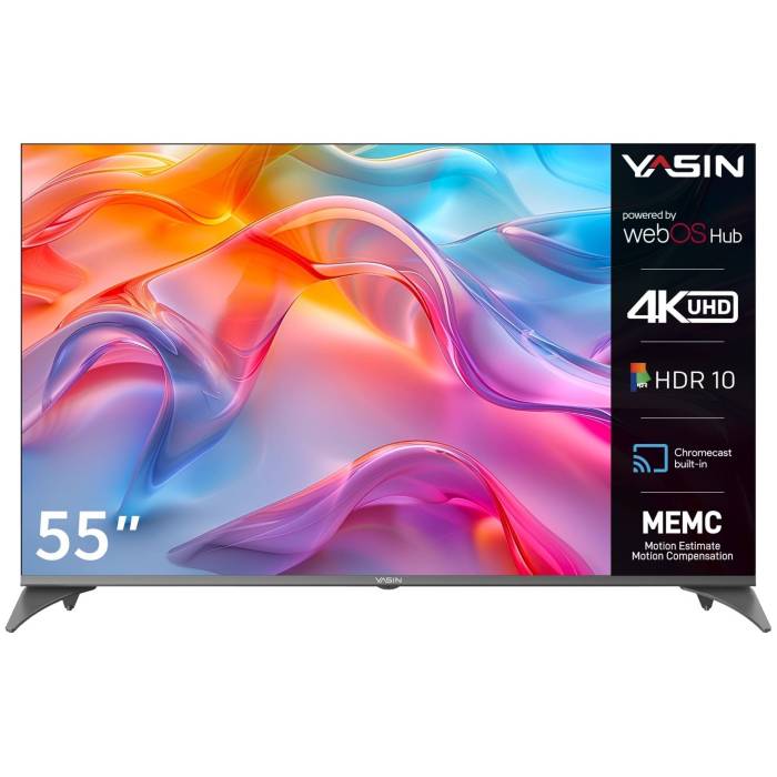 Телевизор Yasin 55UD81: 55 дюймов, 4K UHD, WebOS, голосовое управление. Купить с доставкой в Бишкеке