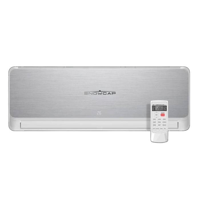 Кондиционер SNOWCAP AC 18 AU S/I — до 50 м², со стеклянной панелью и ротационным компрессором, заказать с установкой в Бишкеке