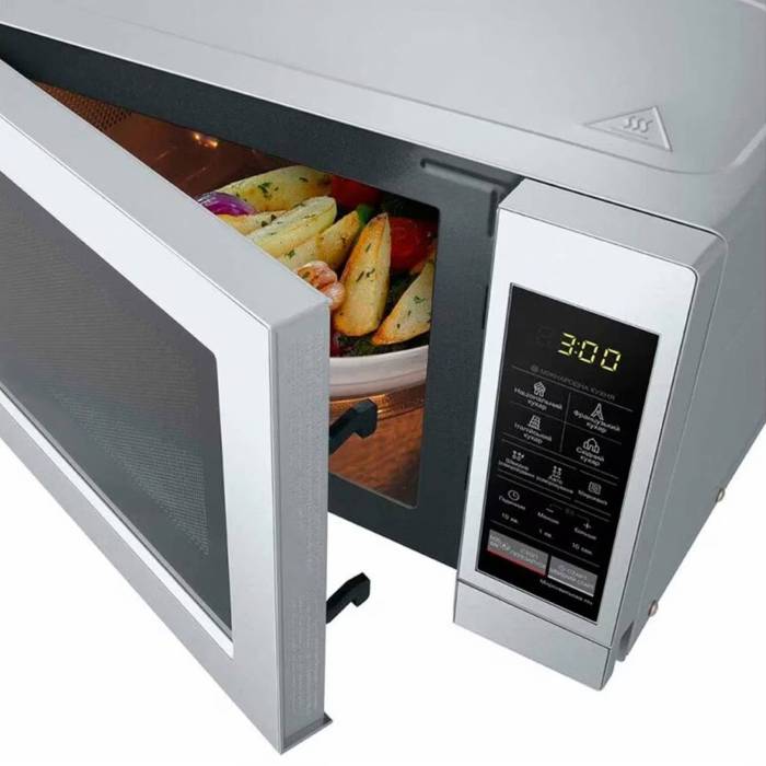 Купить LG MS2044V — микроволновая печь с EasyClean и режимами восточной кухни — в Бишкеке, с доставкой по городу и в Кыргызстане