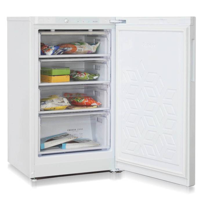 Бирюса 6048 — встроенные ручки и перенавешиваемая дверца, купить онлайн в Бишкеке