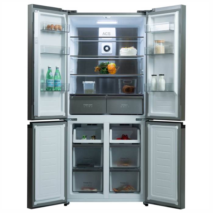 Бирюса CD 496 TWG — технология Metal Cooling и деодорирующий фильтр Nano Ag+ сохраняют свежесть продуктов.