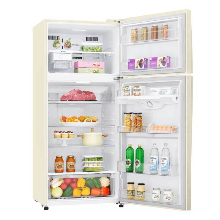 Холодильник LG GN-H702HEHL: 392 л, технология HygieneFresh+, DoorCooling+, сенсорный LED-дисплей. Доставка в Бишкеке